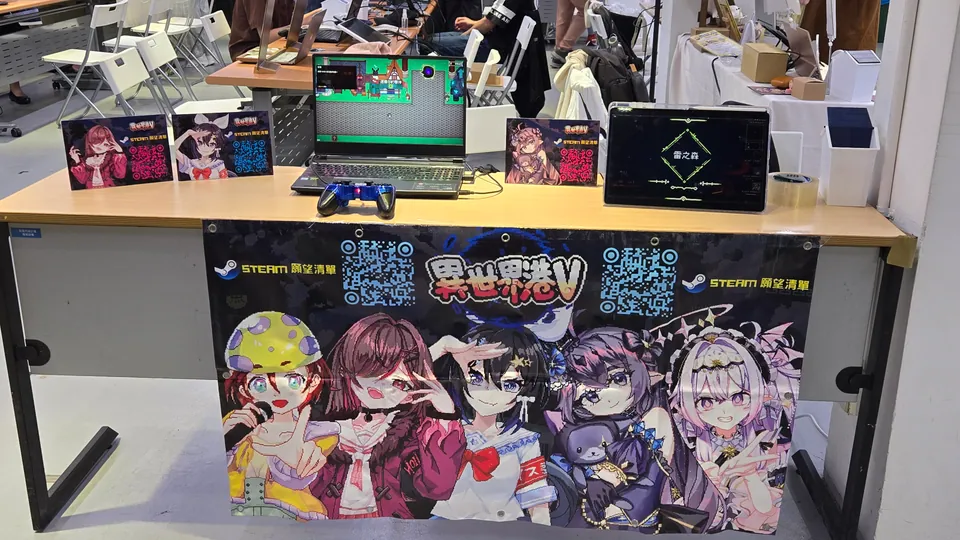Isekai HKV booth at Taiwan Indie Game Only